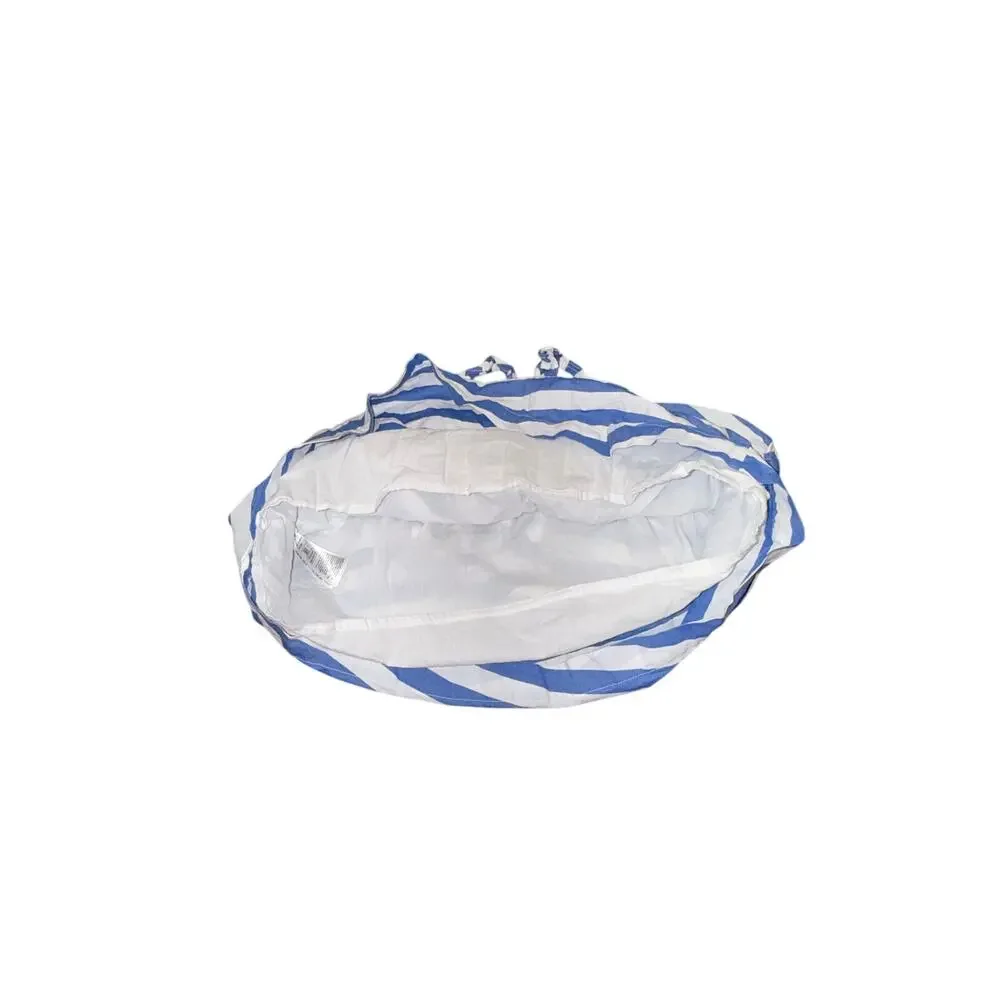 Baby GAP Blue White Stripe Sundress 100% Cotton 18–24 Months Ruffle Straps